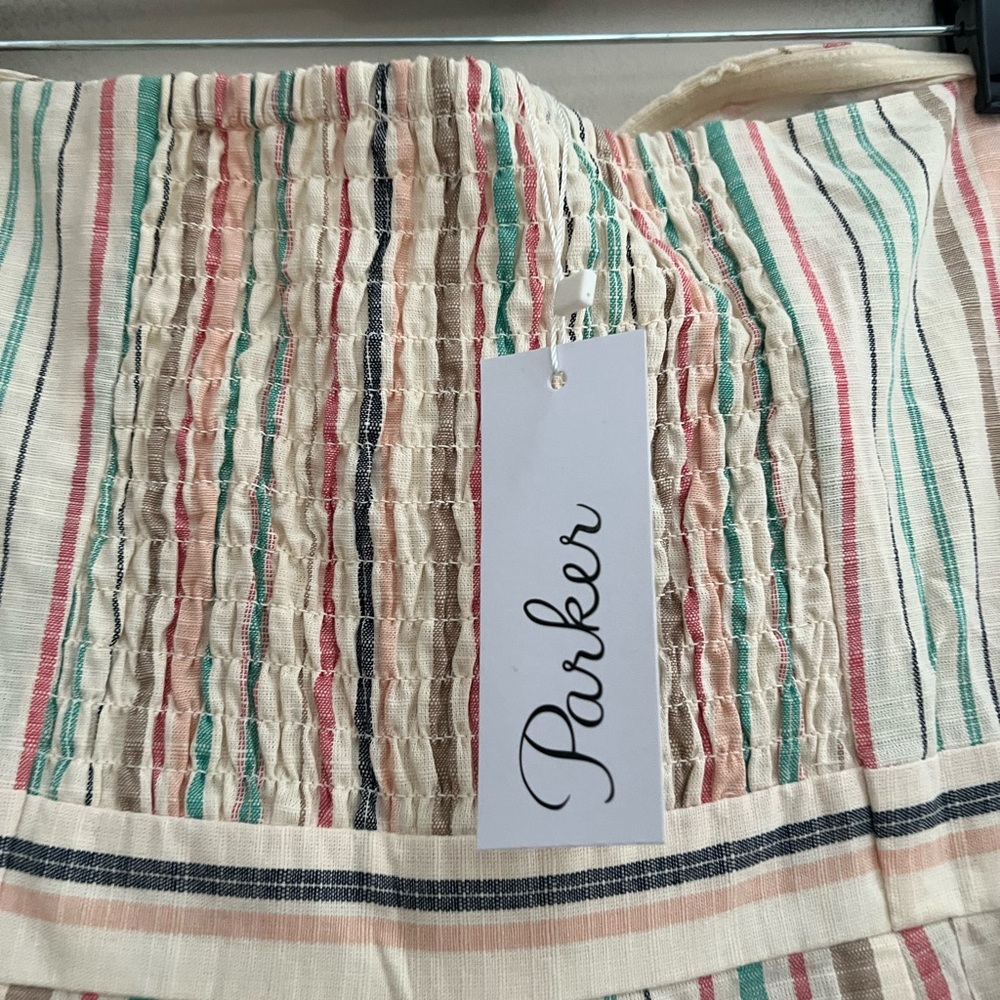 Parker Multicolor Strapless Jumpsuit - Picture 12 of 16
